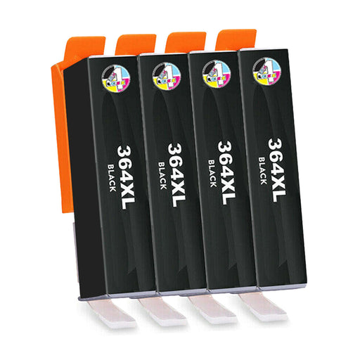 Compatible HP 364XL High Capacity Ink Cartridge - 4 Black XL