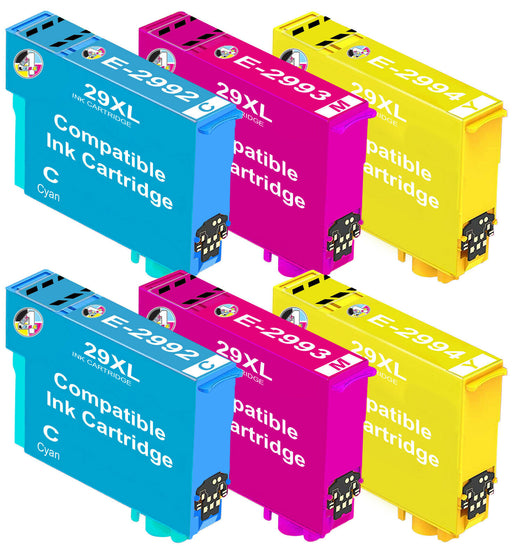 Compatible Epson 29XL High Capacity Ink Cartridge - Multipack ( 2 Cyan 2 Magenta 2 Yellow )
