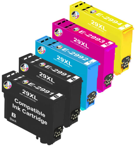 Compatible Epson 29XL High Capacity Ink Cartridge - Multipack ( 1 Set & 1 Black )