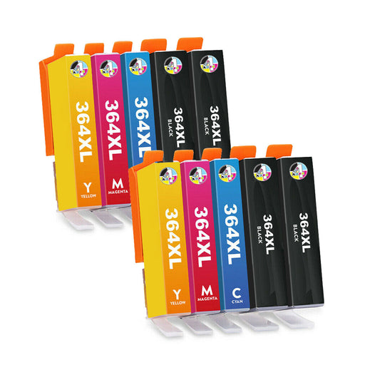 Compatible HP 364XL High Capacity Ink Cartridge - 10 Pack (2C 2M 2Y 4BK XL)