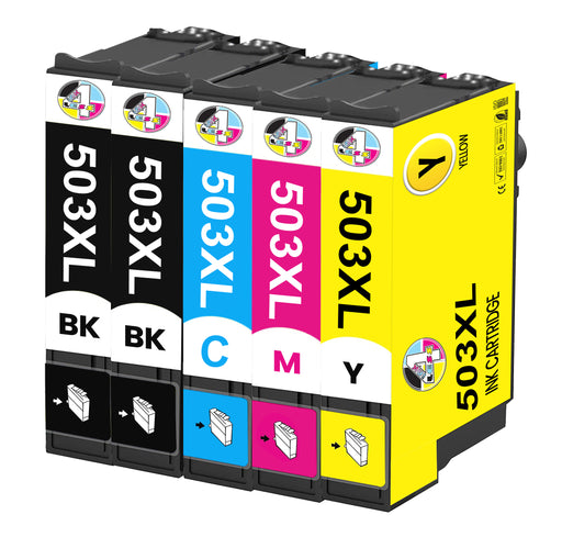Compatible Epson 503XL High Capacity Ink Cartridge - 1 Set & 1 Black