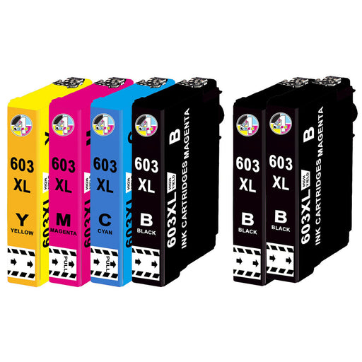 Compatible Epson 603XL High Capacity Ink Cartridge - 6 Pack