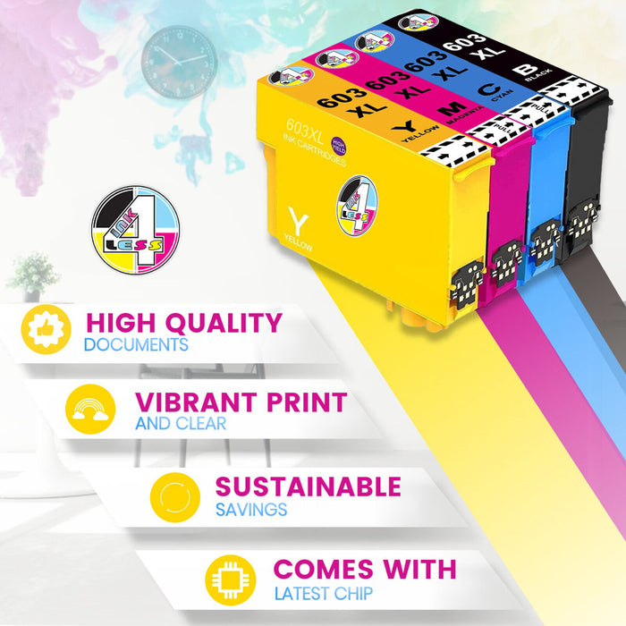 Compatible Epson 603XL High Capacity Ink Cartridge - Cyan