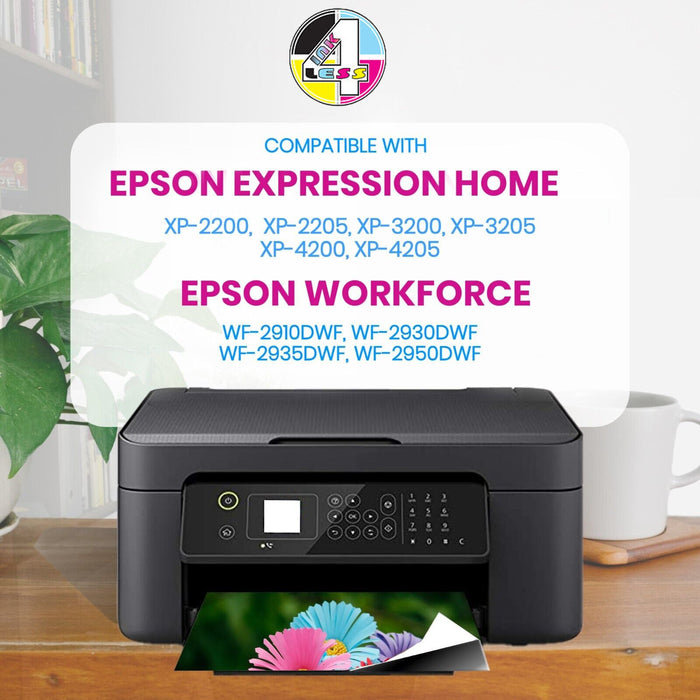 Compatible Epson 604XL High Capacity Ink Cartridge - 2 Set & 4 Black
