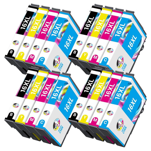Compatible Epson 16XL High Capacity Ink Cartridge - 16 Pack (4 Sets)