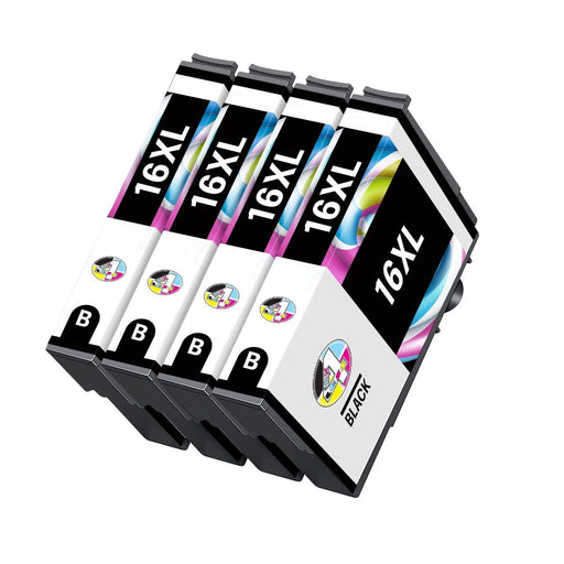 Compatible Epson 16XL High Capacity Ink Cartridge - 4 Black