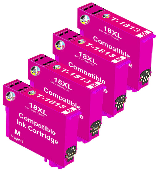 Compatible Epson 18XL High Capacity Ink Cartridge - Multipack (4 Magenta)