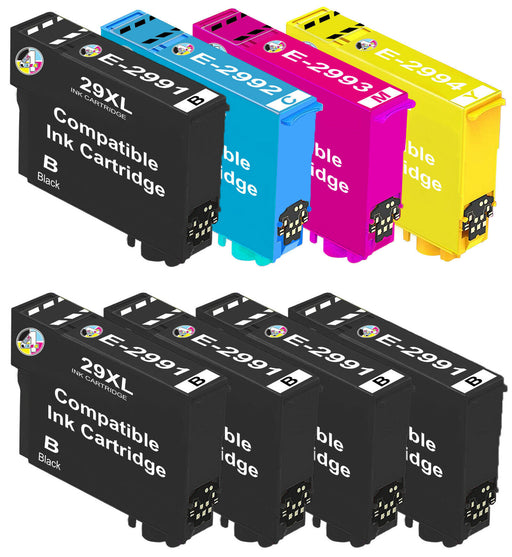 Compatible Epson 29XL High Capacity Ink Cartridge - Multipack ( 1 Set & 4 Black )