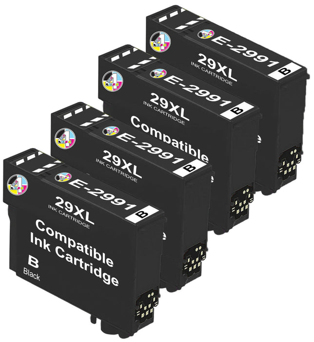 Compatible Epson 29XL High Capacity Ink Cartridge - Multipack ( 4 Black )