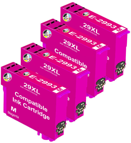 Compatible Epson 29XL High Capacity Ink Cartridge - Multipack ( 4 Magenta )