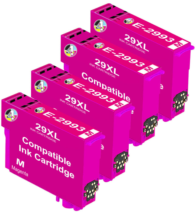 Compatible Epson 29XL High Capacity Ink Cartridge - Multipack ( 4 Magenta )