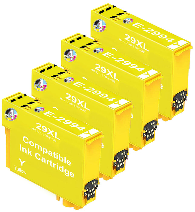 Compatible Epson 29XL High Capacity Ink Cartridge - Multipack ( 4 Yellow )