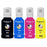 Compatible Epson EcoTank 102 Multipack High Capacity Ink Cartridges Pack of 4 - 1 Set