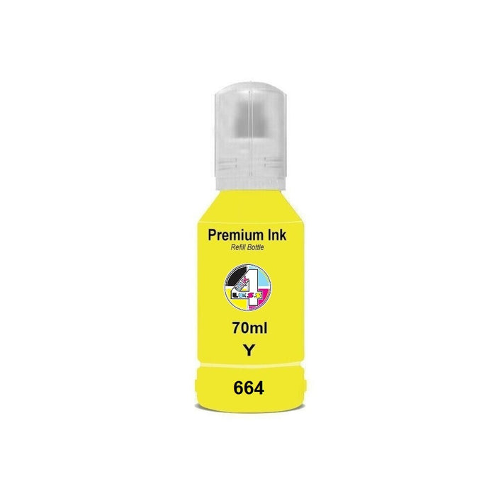 Compatible Epson EcoTank 664 Yellow High Capacity Ink Cartridge - x 1